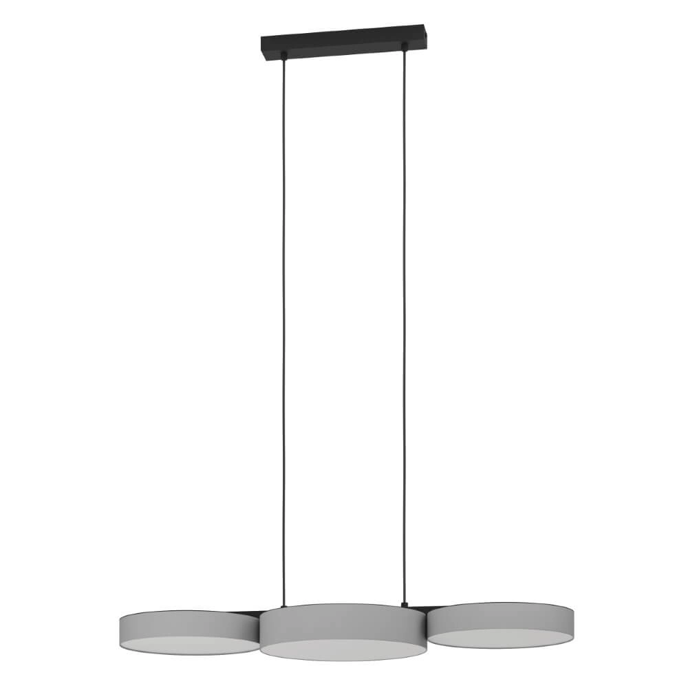 Lampe suspendue LED Barbano-Z 3 lumières - gris Lampe suspendue LED Barbano-Z 3 lumières - gris