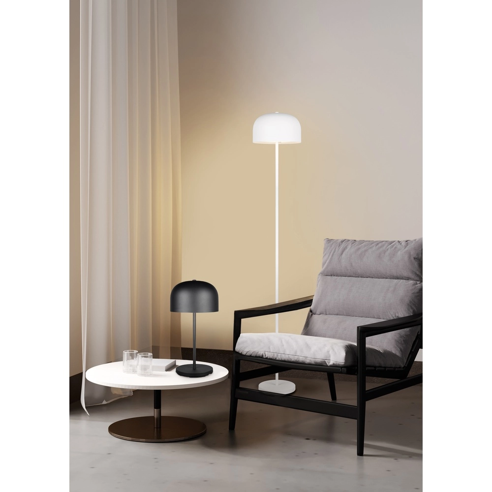 Lampadaire design Jeff noir Trio 4017807640892