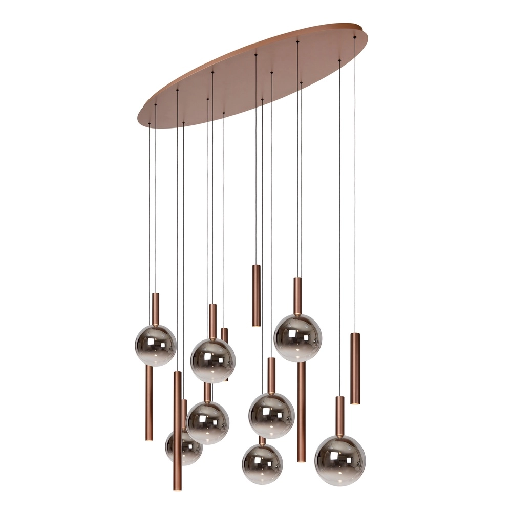 Lampe pendante Vide Design Jasmine Cuivre 14 feux Premium by Lucide 5411212741288
