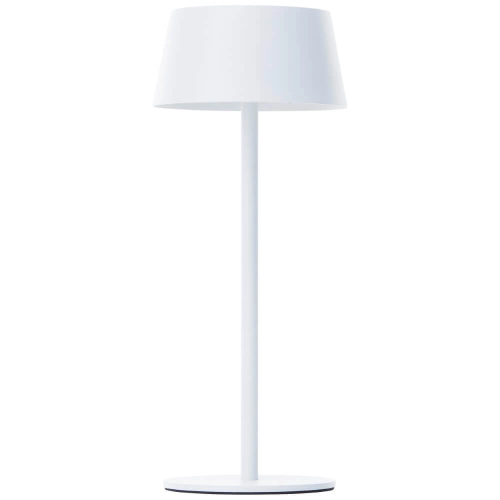 Lampe de table design blanche Picco sur la batterie Brilliant 4004353437700