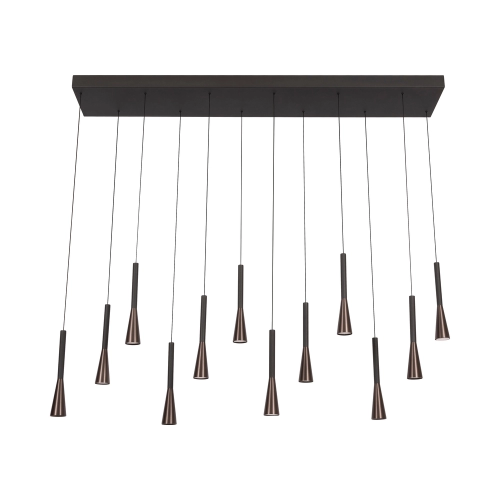 Lampe pendante de conception Joakim 12-café marron clair Premium by Lucide 5411212242136