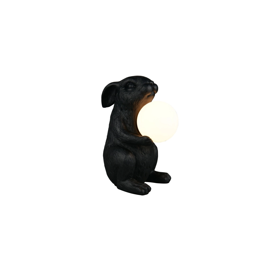 Lampe de table Rabbit noir Trio 4017807667882