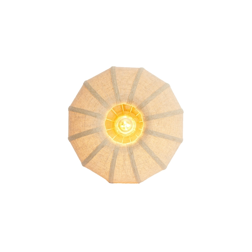 Lampe de plafond Japandi Zosia Ø 40cm - naturel - 1x E27 Light & Living 8717807831820