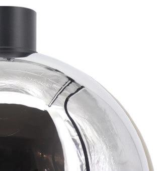 Plafonnier chromé Rosario Ø 40 cm Artdelight 8719831735402