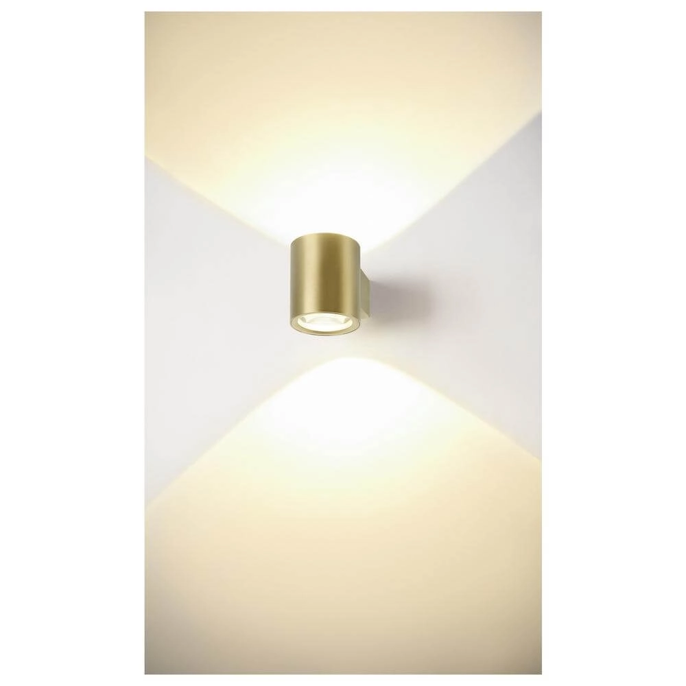 Spot monté en surface Oculus L’or en hausse et en baisse SLV 4024163297868