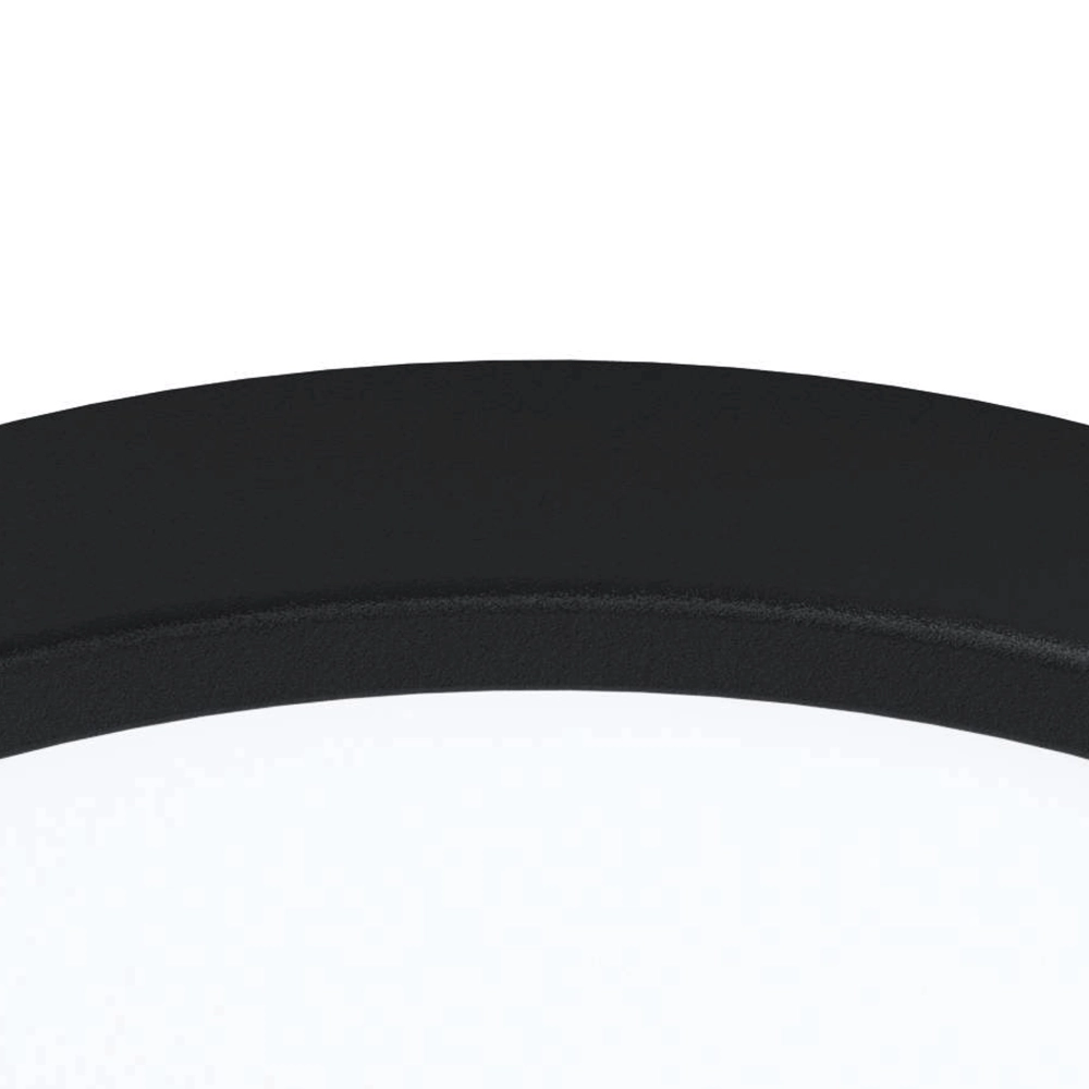 Plafonnier Zigbee Fueva-Z noir - Ø 28,5 cm Eglo 9002759988470