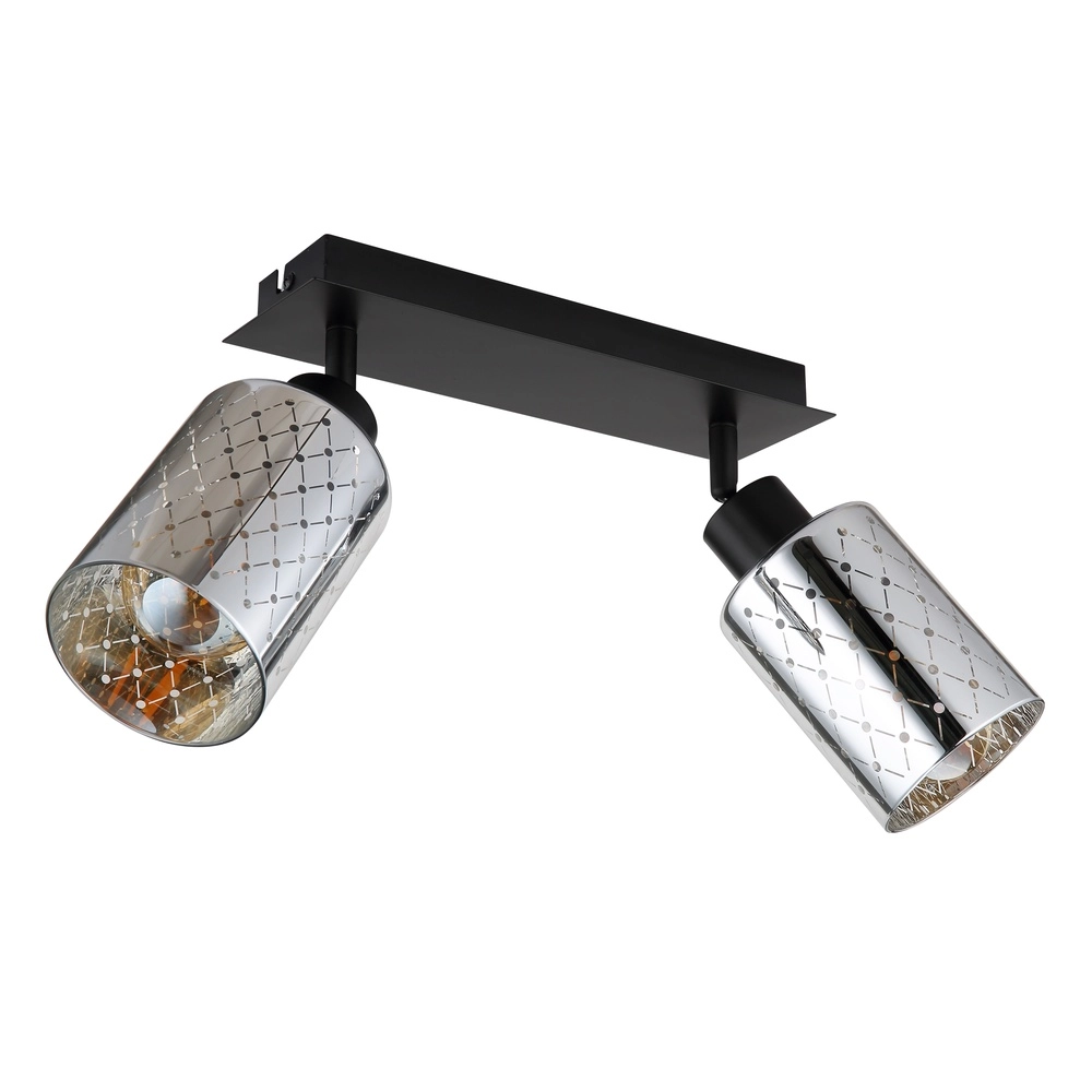 Lampe de plafond à design Alonso 2-noir clair Globo 9007371566259