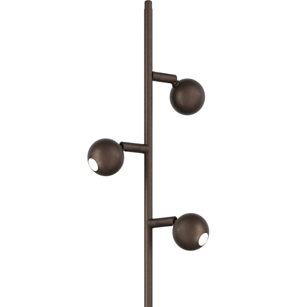 Lampe de pied à 3 lumières Talana Cacao brun Masterlight 8718121359298