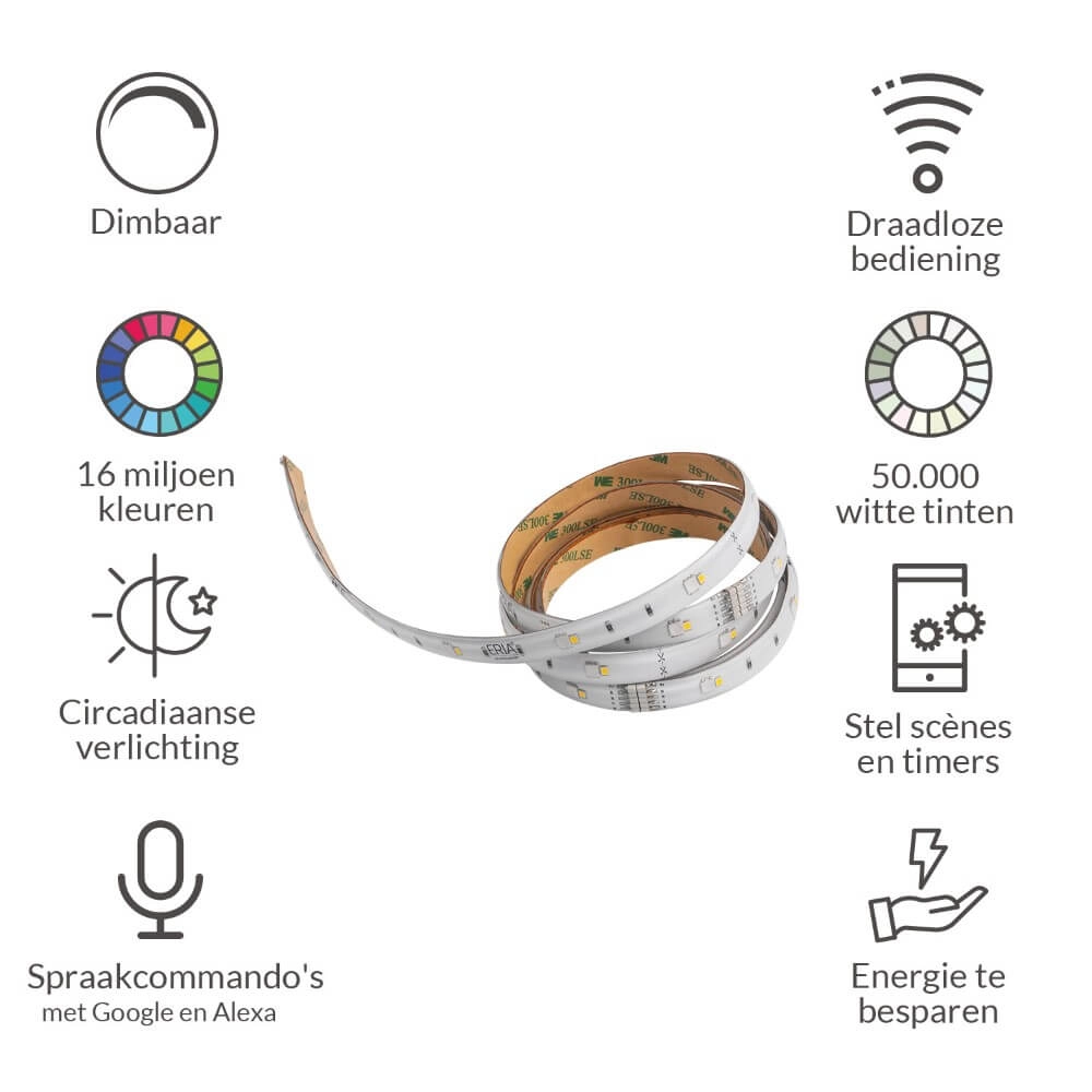 Led strip - 3 meter - RGB AduroSmart 644558223032