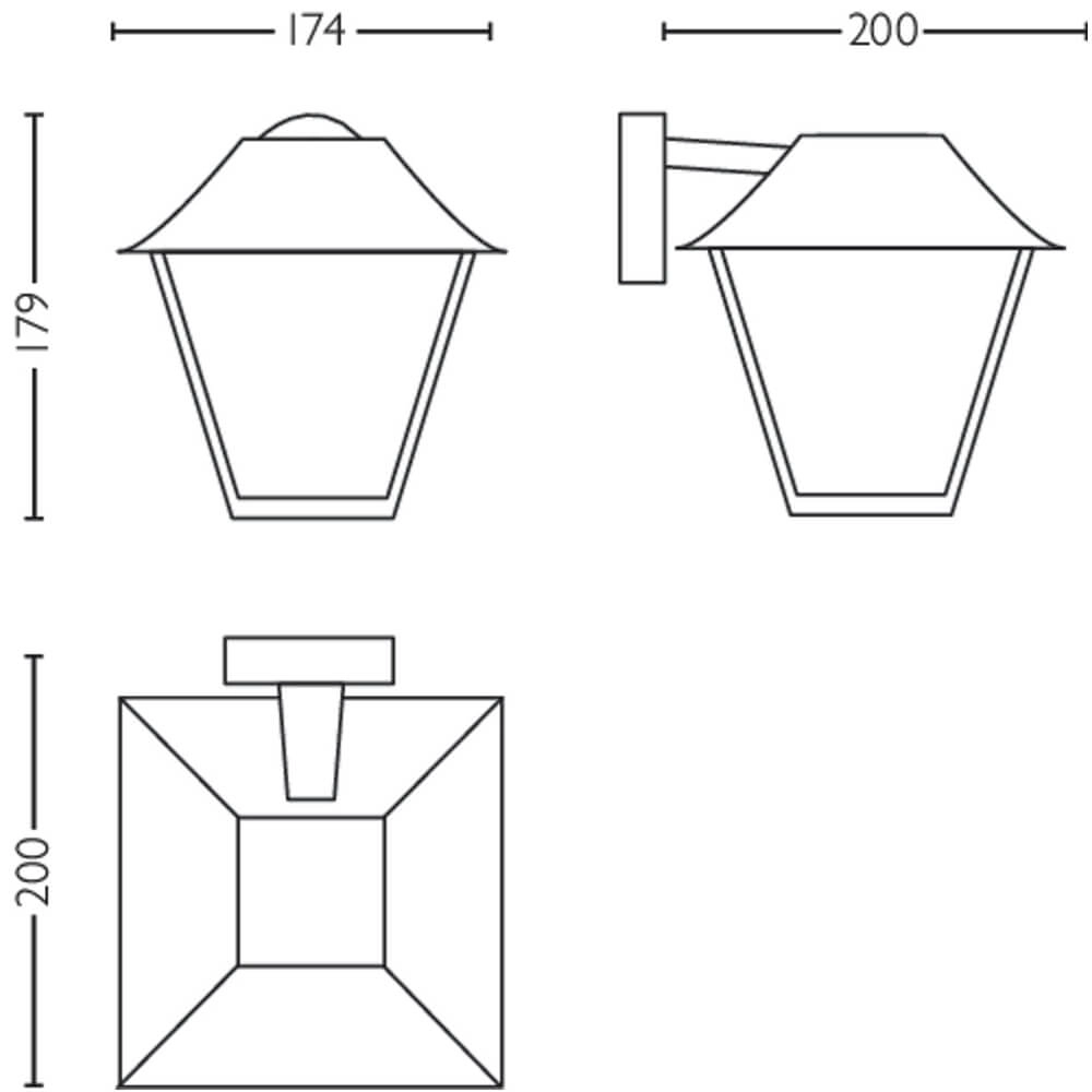 Lampe d'extérieur Alpenglow Philips 8719514417571