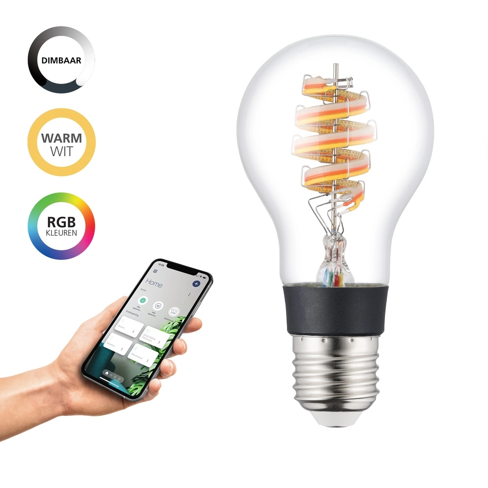 Lampe led boule Zigbee E27 4,9 W - 400 lm - 3000 K - A60 Eglo 9008606305896