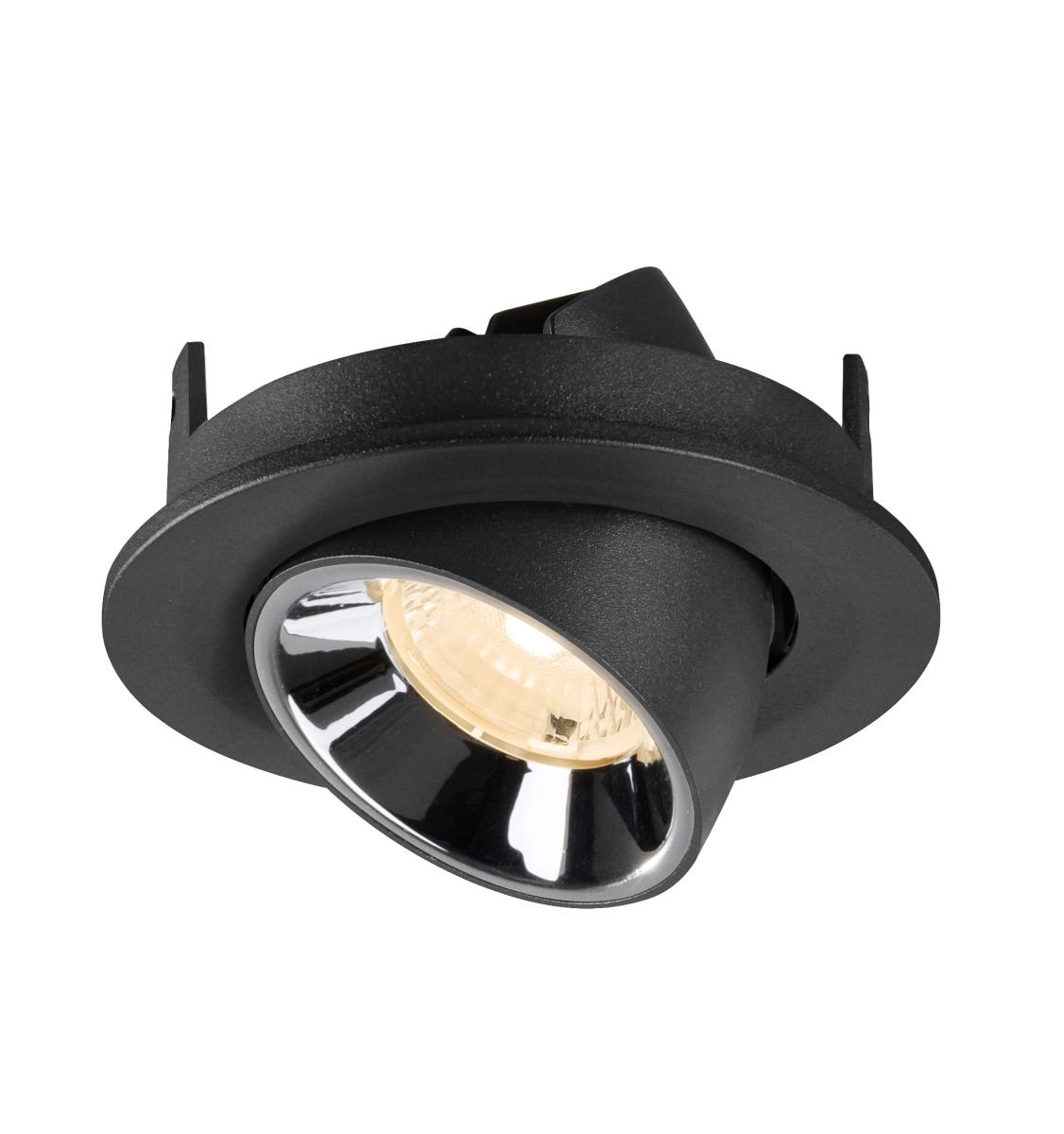 Spot encastré Numinos Gimble S noir/chrome 2700K - 40 deg SLV 4024163313704