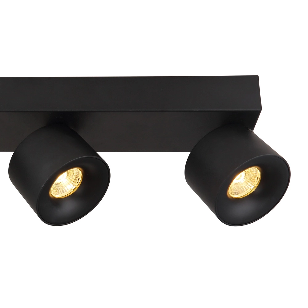 Lampe de plafond élégante Rae Noir à 4 lumières Globo 9007371459643