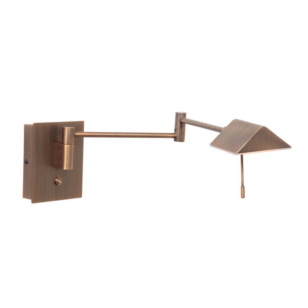 Lampe de lecture murale Retina bronze