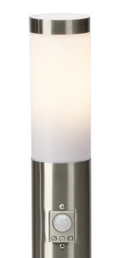 Lampe d'extérieur en acier inoxydable Chorus avec capteur Brilliant 4004353121296