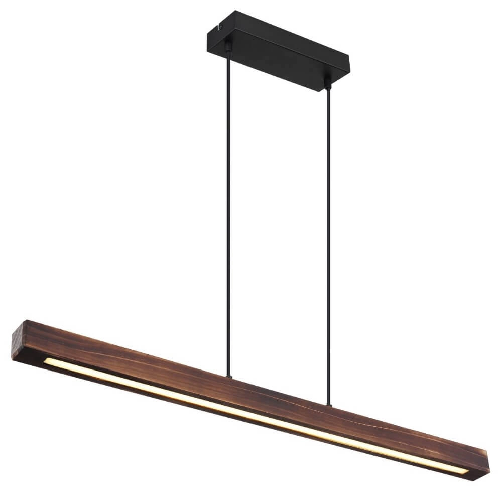 Lampe suspendue en bois Tibeon 70 cm Lampe suspendue en bois Tibeon 70 cm