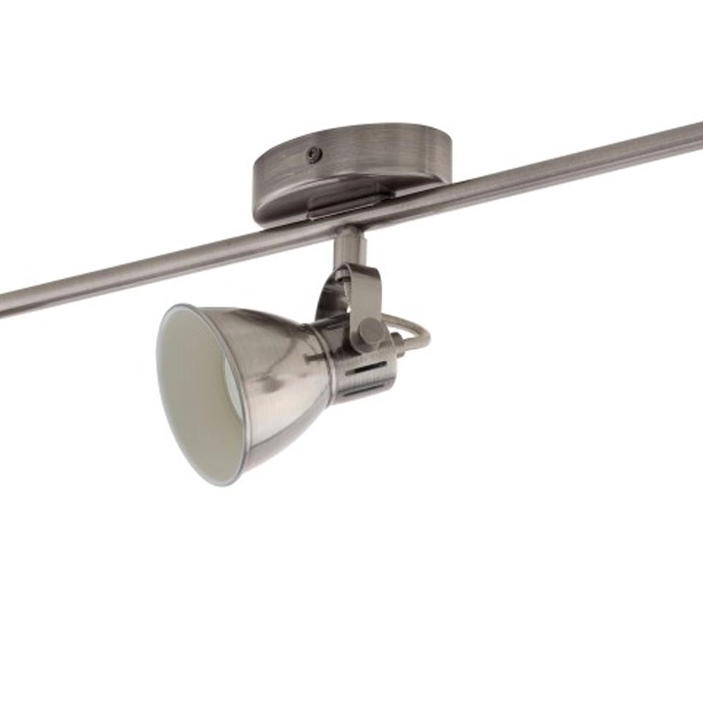 LED plafonnier Seras Nickel à 3 lumières avec crème Eglo 9002759965549