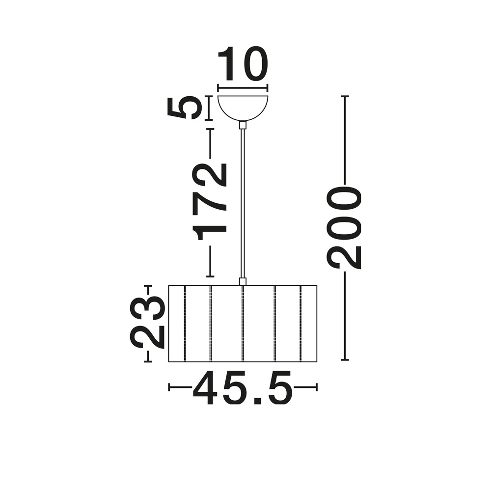 Lampe pendante de conception Alve blanc Ø 45cm Lyora 5212017493644
