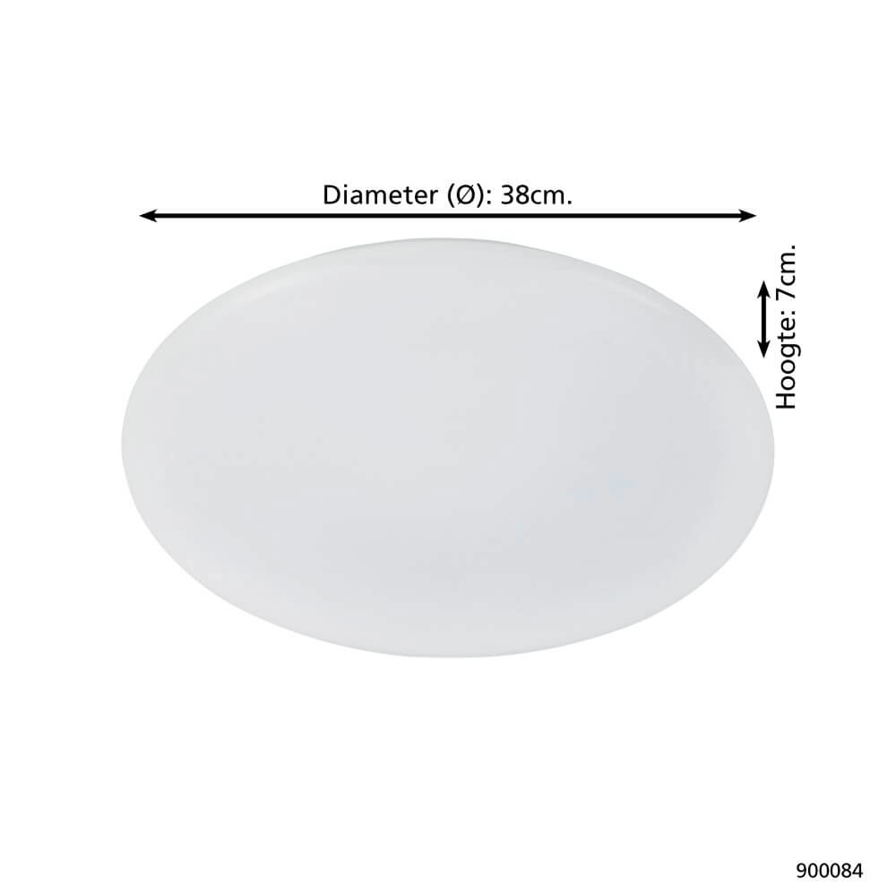 Plafonnier Zigbee Totari-Z Ø 38cm blanc Eglo 9008606225453