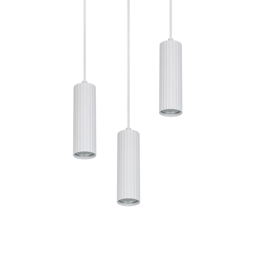 Suspension 3 lumières Soka blanc Trio 4017807658576