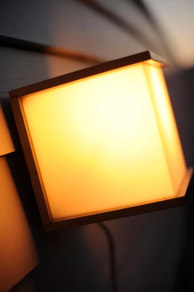 Applique carrée Box Cube anthracite Lutec 4250294303080