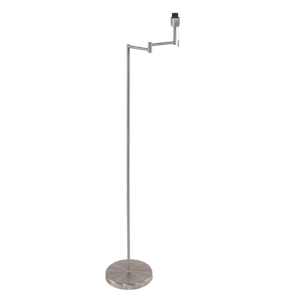 Lampadaire Bella métal avec abat-jour blanc Steinhauer 8712746174496
