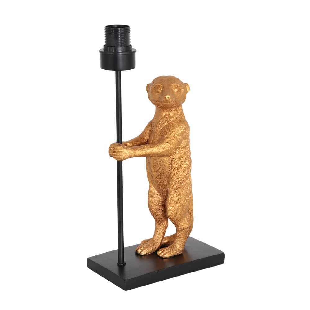 Lampe de table Animaux avec du velours doré Steinhauer 8712746151848