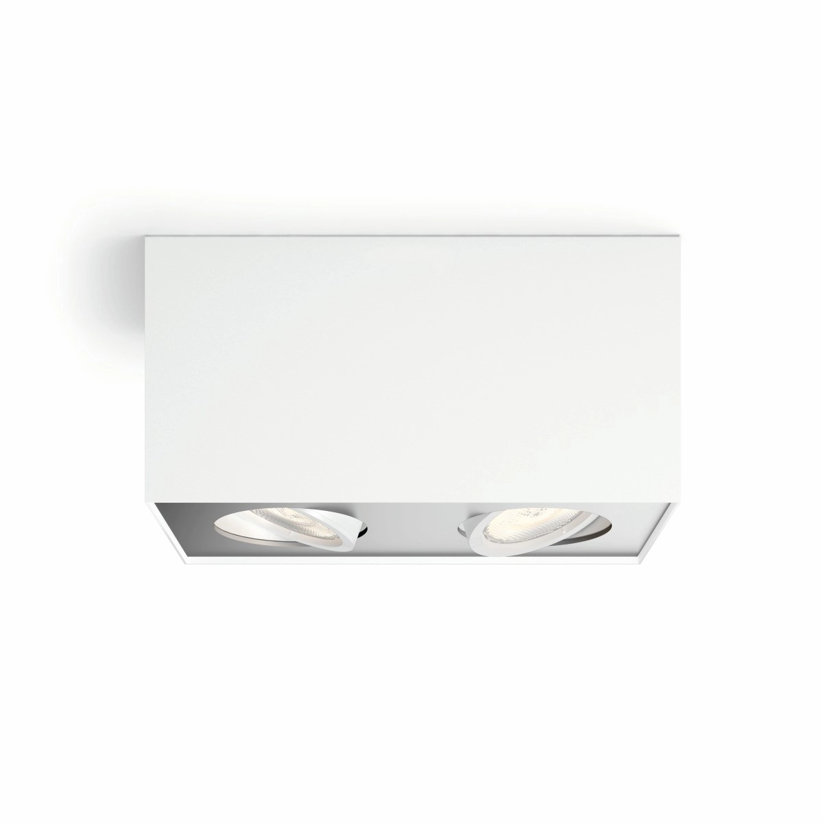 Lampe Box 2 lumières blanc Philips 8718696164525