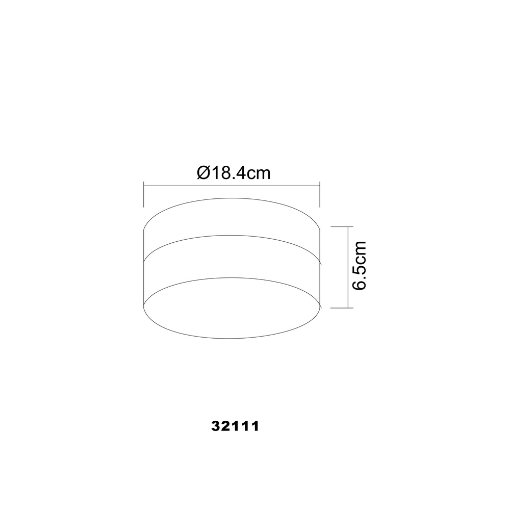 Conception de plafonds Vranos gris argenté pour usage extérieur Ø 18,5 cm Globo 9007371174362