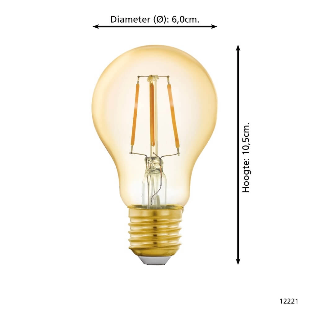 Ampoule de lampe LED Zigbee - E27 - 4.9 watt - 2200K - A60 Eglo 9002759122218