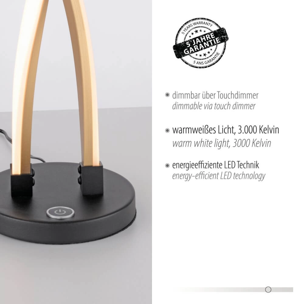 Lampe de table design Polina 48,5 cm Paul Neuhaus 4012248371701