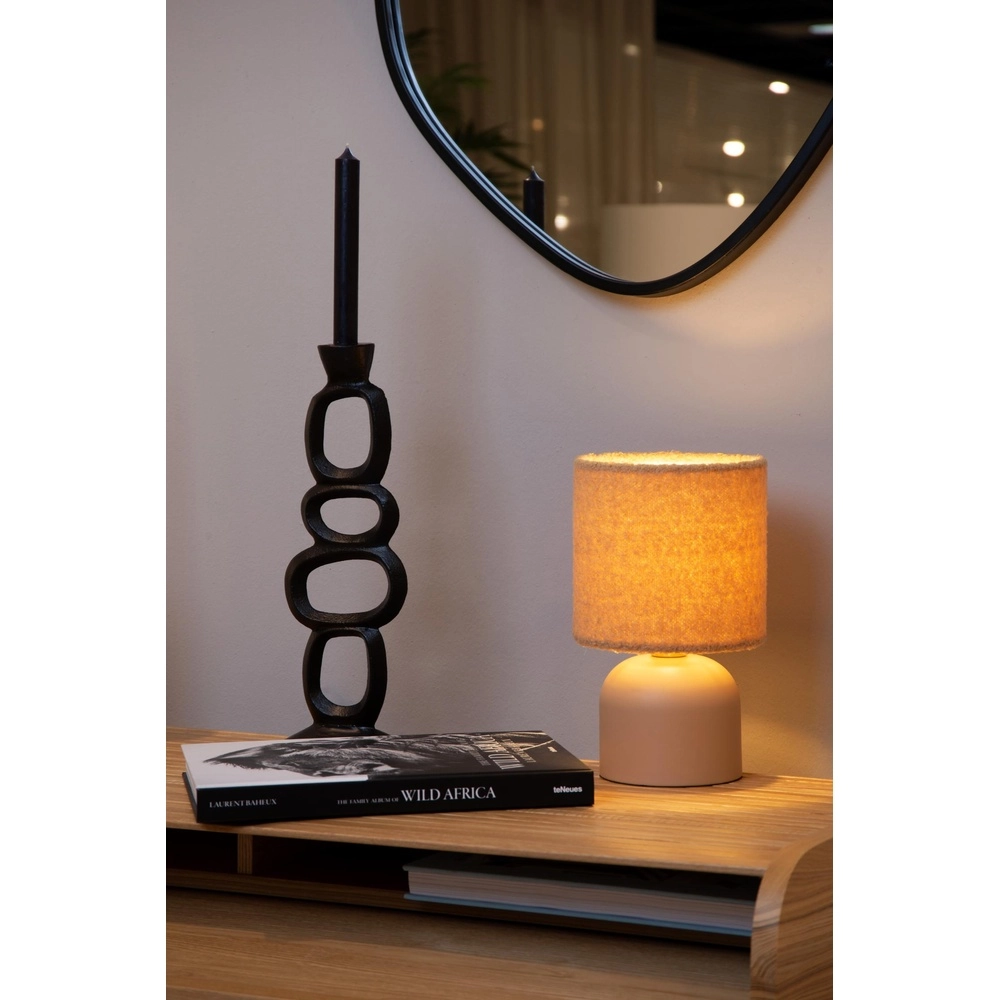 Lampe de table Woolly Jaune ocre Lucide 5411212105899