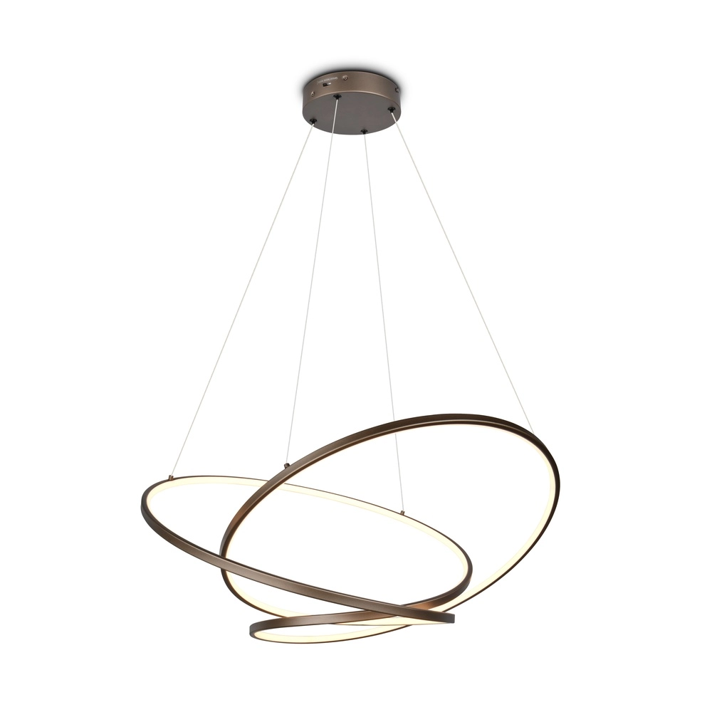 Lampe pendante moderne Darvin M - platine
