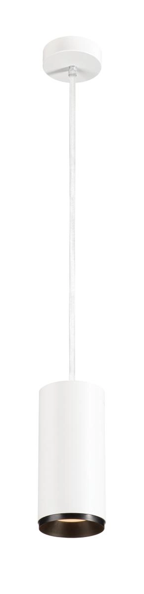 Lampe suspendue Numinos L Dali blanc/noir 2700K - 60 deg