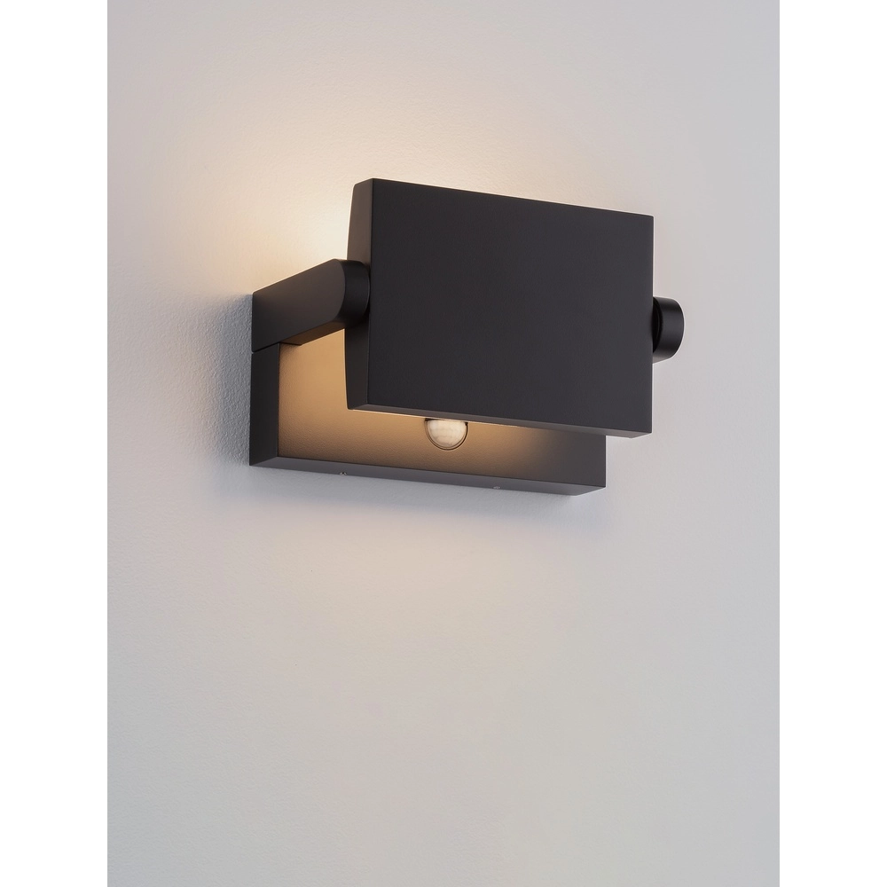 Applique murale design Gerber Noir avec capteur