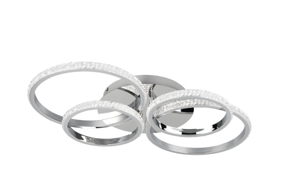 Plafonnier design Cires chrome Trio 4017807600940