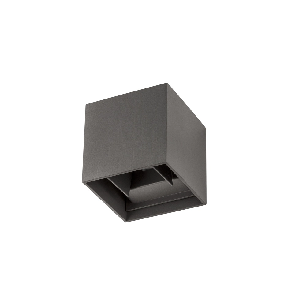 Spot carré en saillie Como gris Lyora 5212017412942