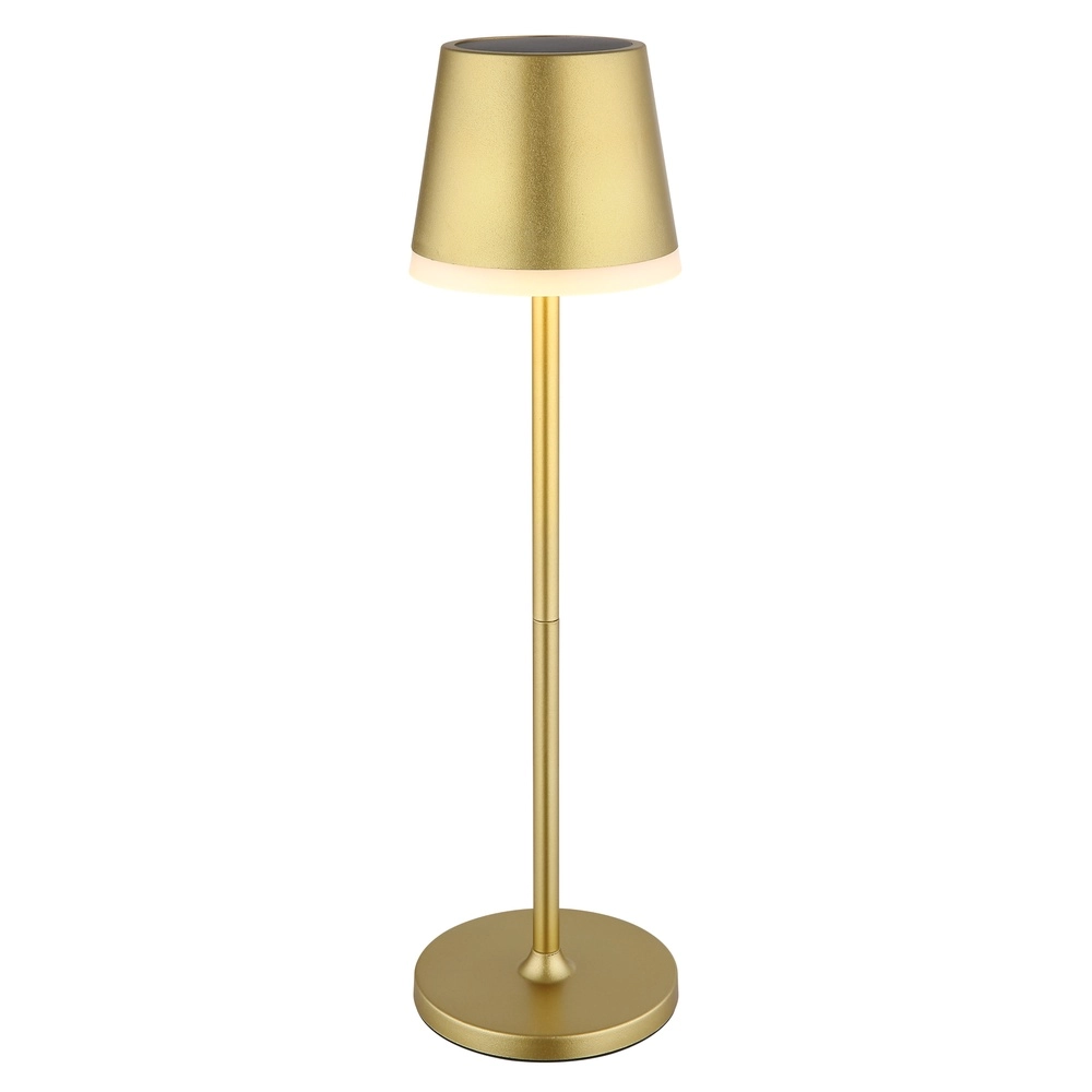 Lampe de table solaire Vannieso Or