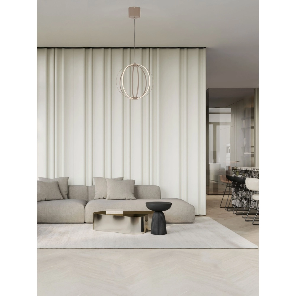 Lampe suspendue Brea beige Ø 30cm