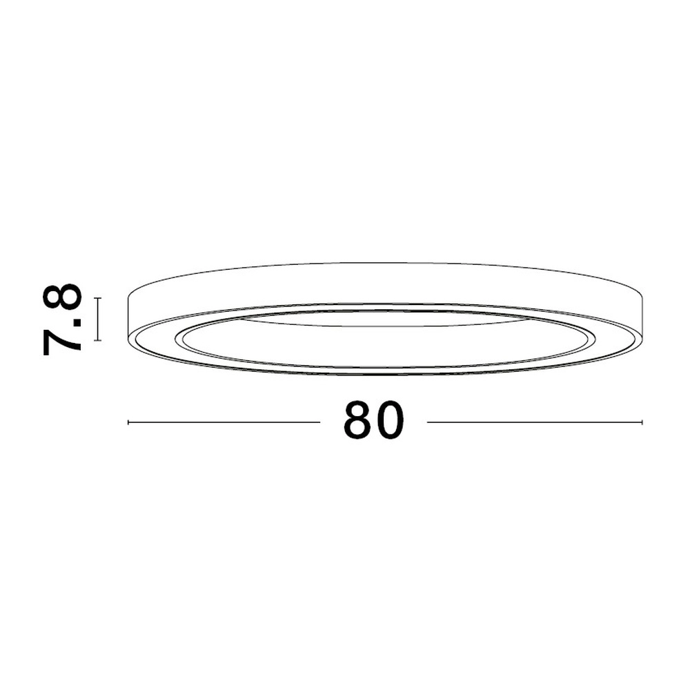 Plafonnier design Sting or Ø 80cm Lyora 5212017437518