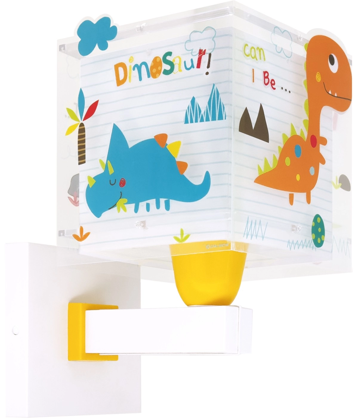 Applique murale Dinos jaune Dalber 8420406734590