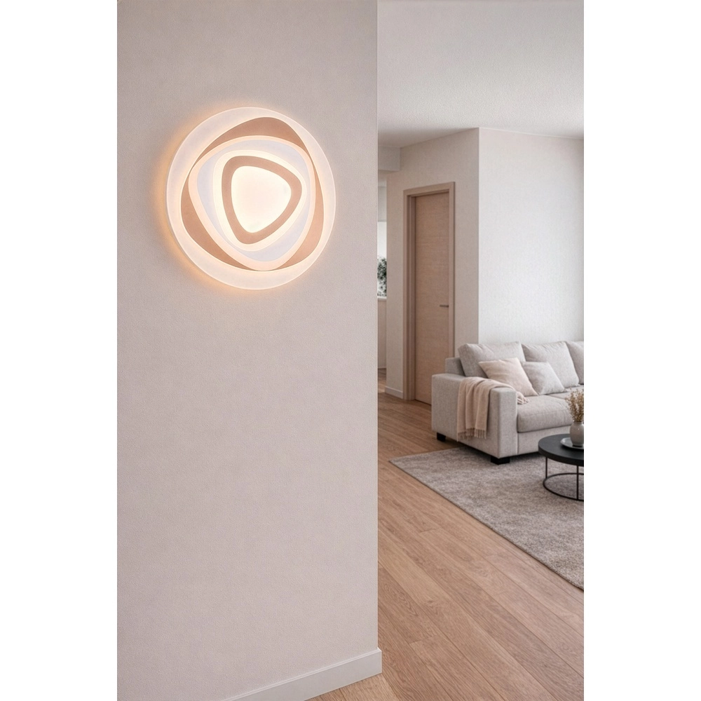 Éclairage de plafond Zilo Moka brun moderne Trio 4017807704471