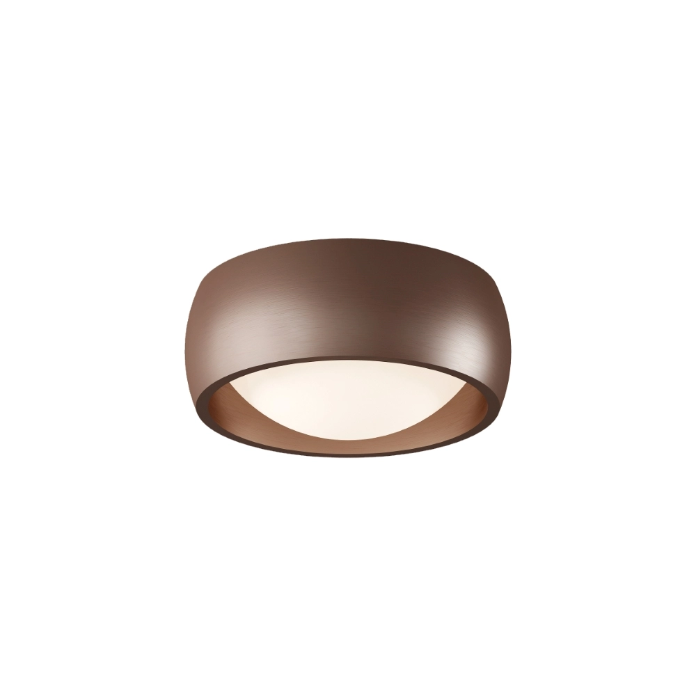 Lampe de plafond élégante Montana Ø15 cm - Bronze brossé Artdelight 8720701103948