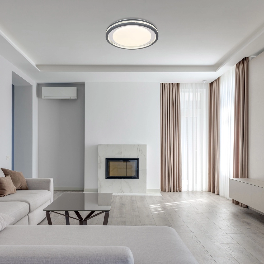 Lampe de plafond à design Terpsa noir et blanc Globo 9007371445974