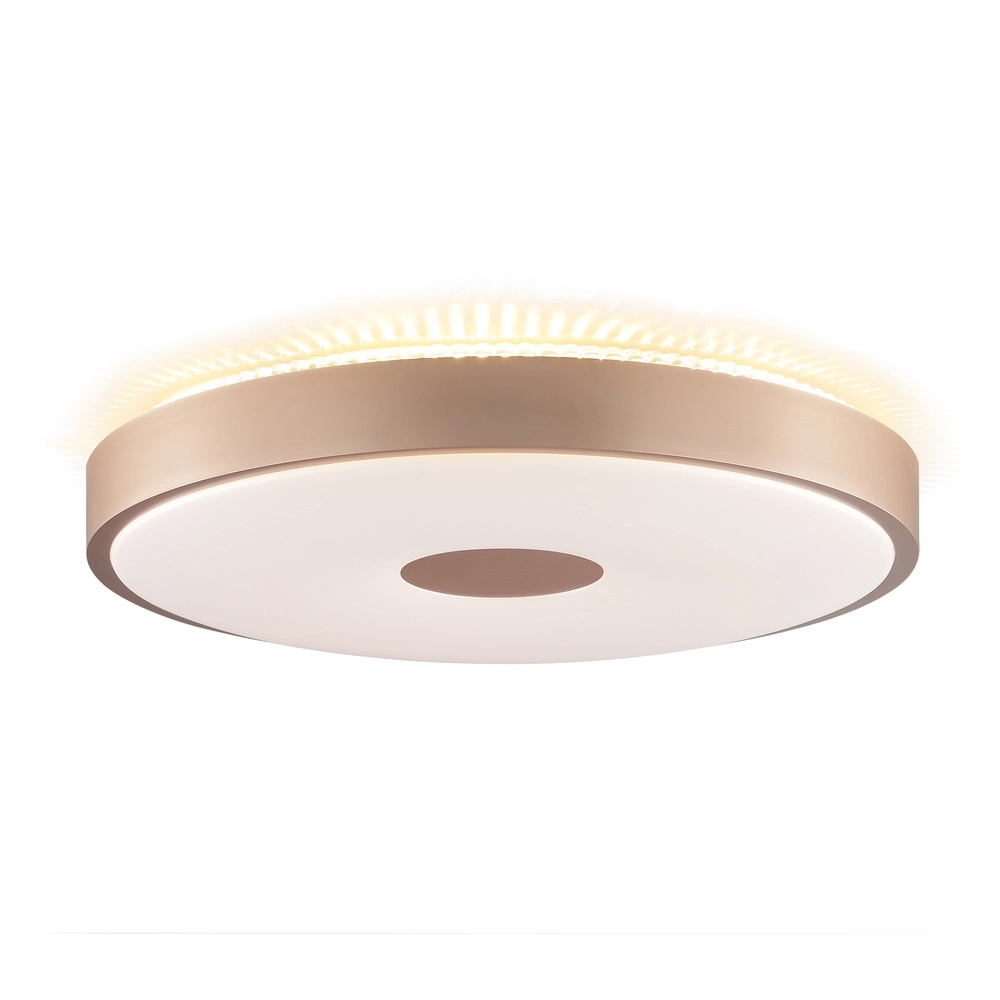 Éclairage de plafond Tavis or rose Ø 44,5 cm