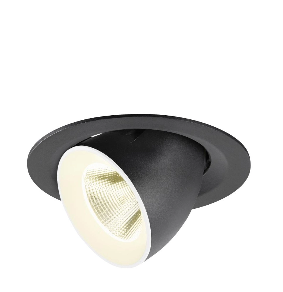 Spot encastré Numinos Gimble M noir/blanc 4000K - 20 deg