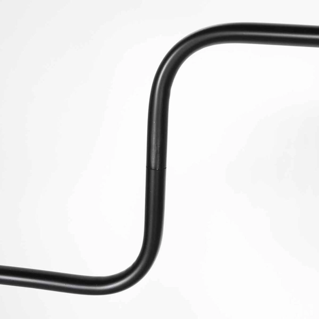 Lampe sur pied noire Bloeba avec un chapeau en liège Ø40cm Steinhauer 8712746180503