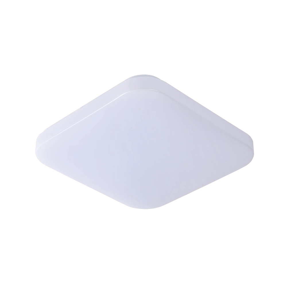 Lumière carrée au plafond Otis 28 cm de blanc