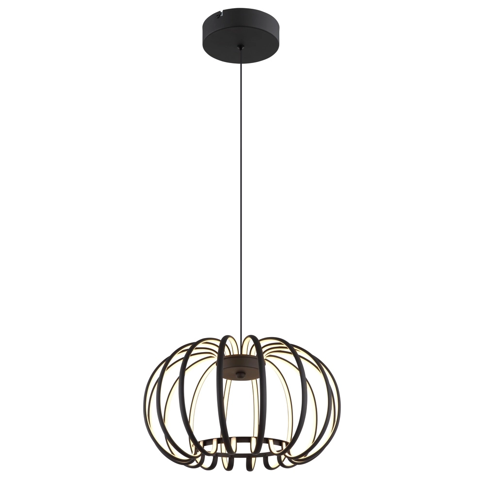 Lampe pendante noire Ribbon Conception