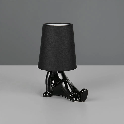 Lampe de table Huma Noir Trio 4017807682533